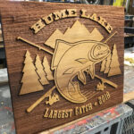 Custom wood signage for Hume Lake