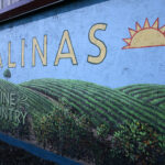 Custom mural sign for Salinas Wine Country