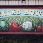 Custom mural signage for Salad Bowl